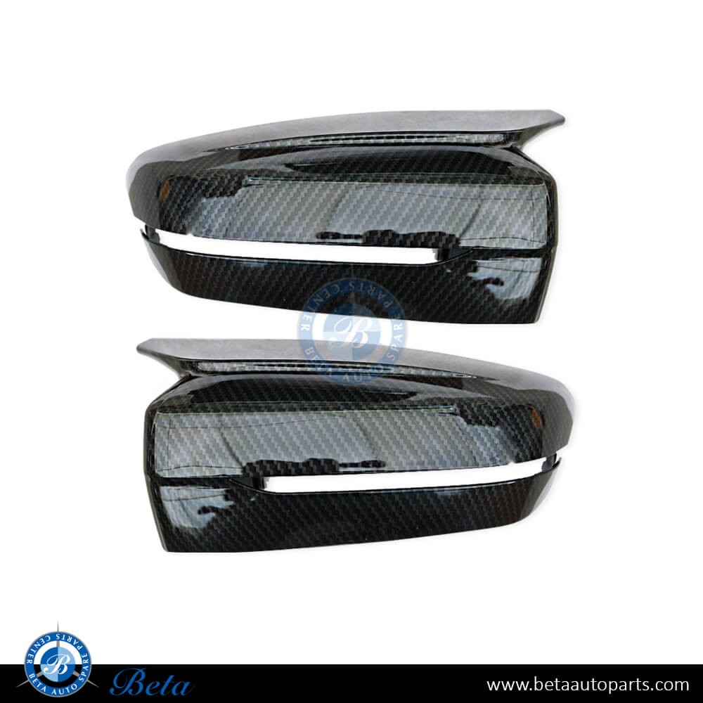 Mirror Covers M3/M4 look Carbon for BMW 3/4 Series G20/G22 2019-Up models, Part Number 51168492897 / 51168492898 Mirror Covers M3/M4 look Carbon for BMW 3/4 Series G20/G22 2019-Up models, Part Number 51168492897 / 51168492898